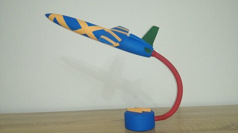 Flying Home Decor | 3D Airplane - UAV | Desk Decor Model