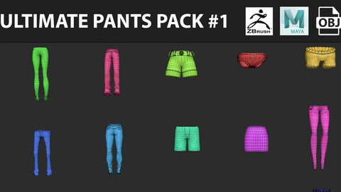 Ultimate Pants Model Pack #1