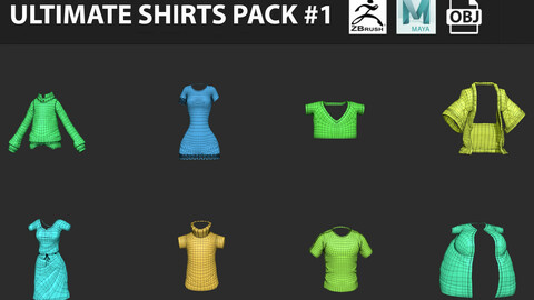 Ultimate Shirts Model Pack #1