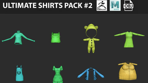 Ultimate Shirts Model Pack #2