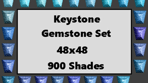 Keystone Cut Gemstones [48x48]