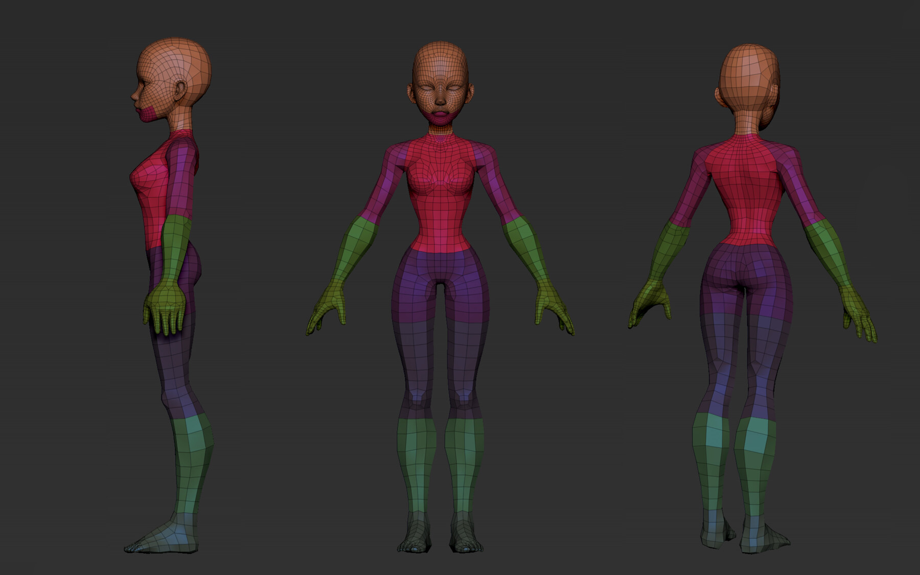 ArtStation - Stylized Female Basemesh | Resources