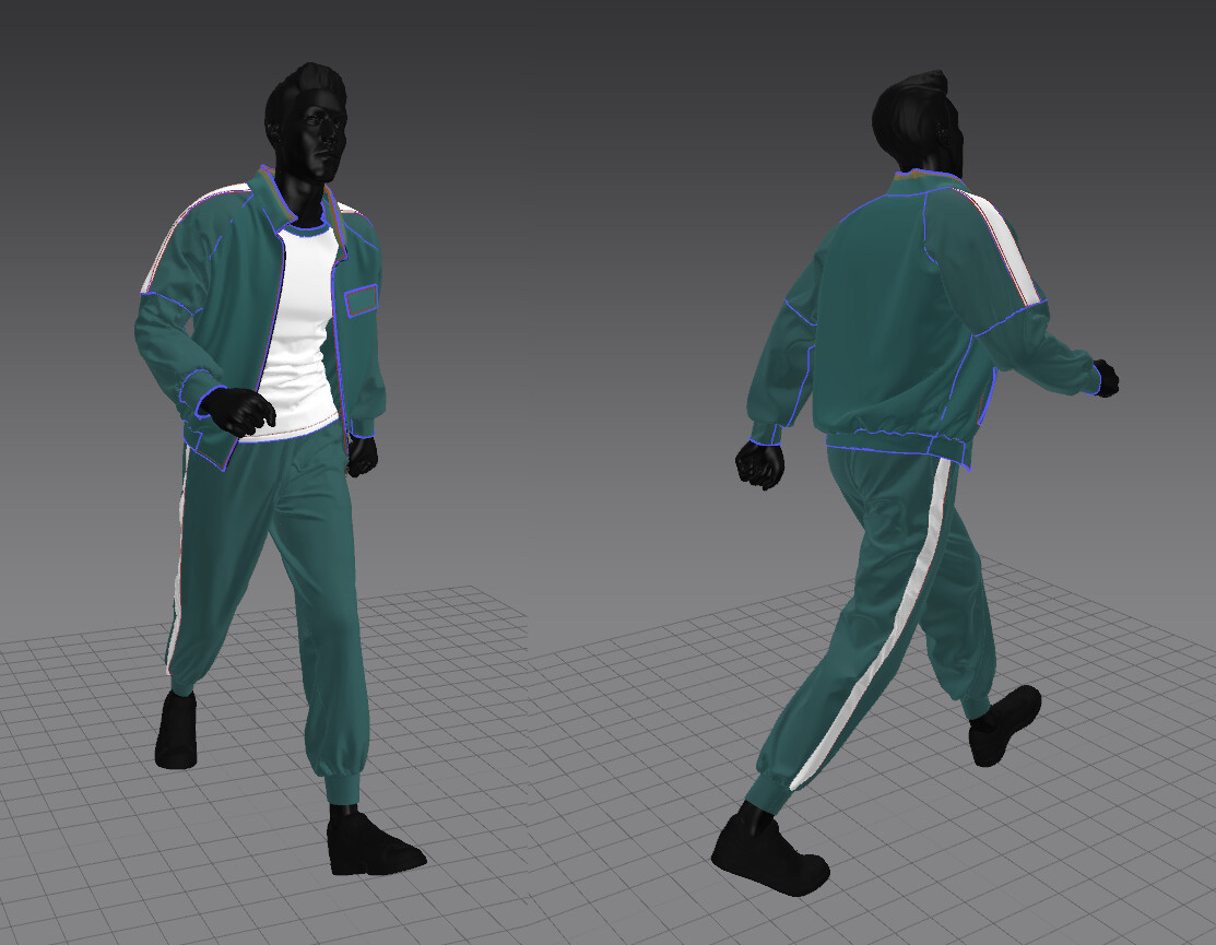 ArtStation Squid Game Dress Game Assets