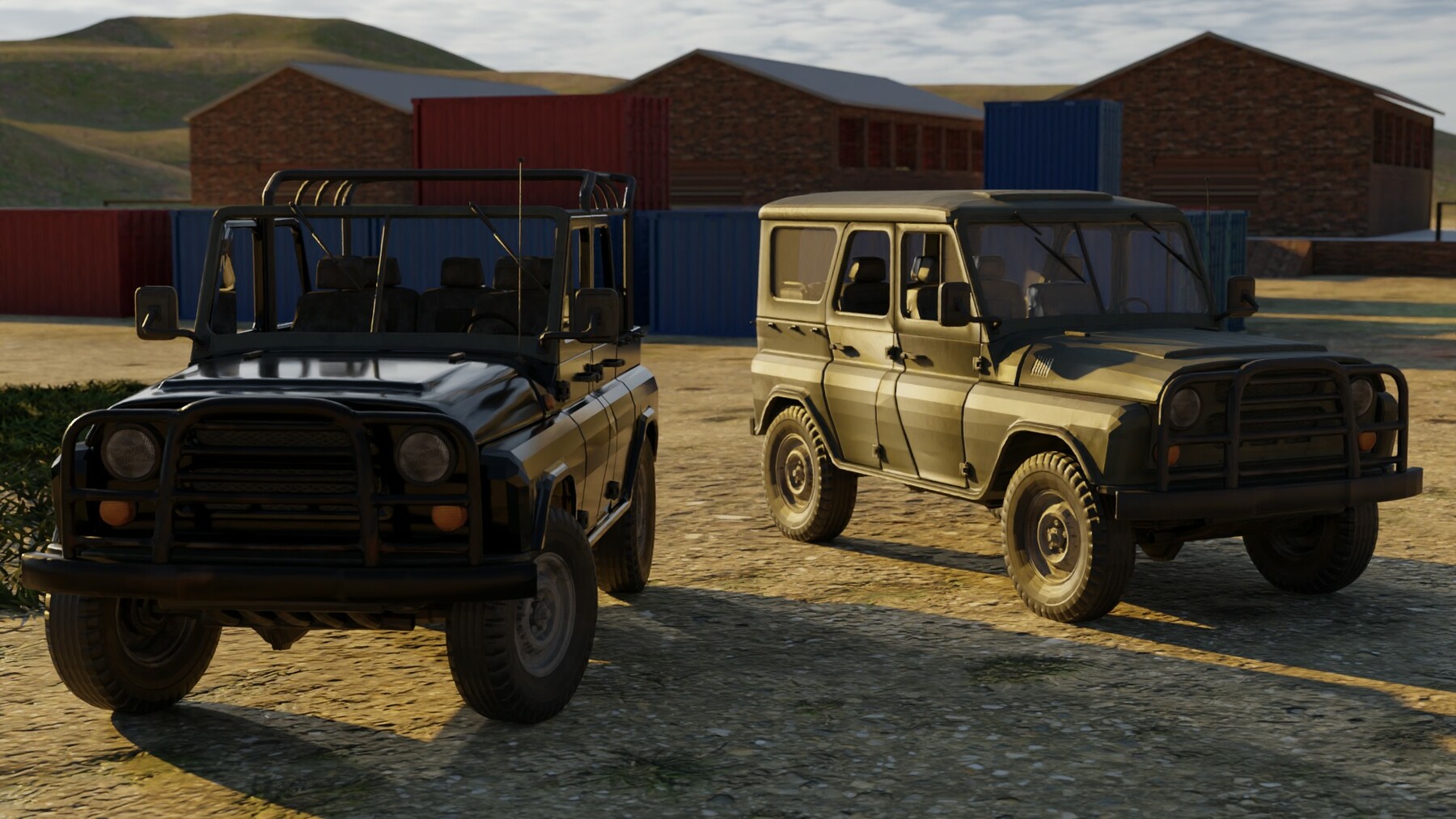 ArtStation - UAZ Hunter Military Vehile | Game Assets