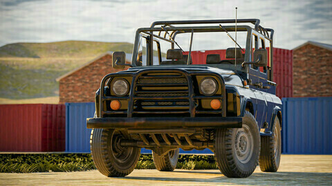 UAZ Hunter Military Vehile