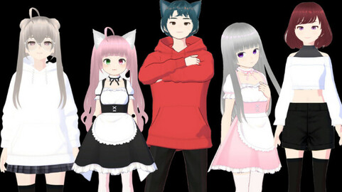 5 Cute Anime Characters GoldenPACK 5