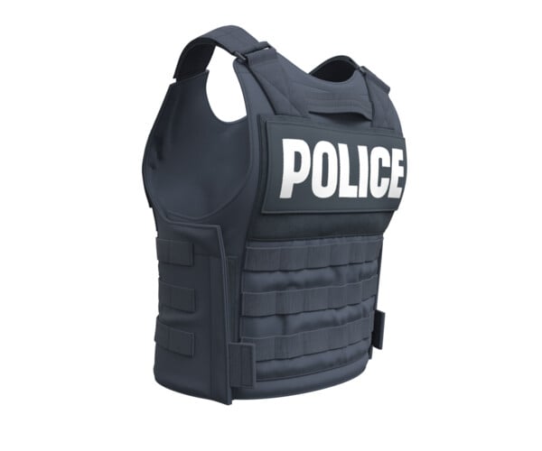 Police Bulletproof Plate Carrier Vest (Marvelous Designer / Clo 3D project)