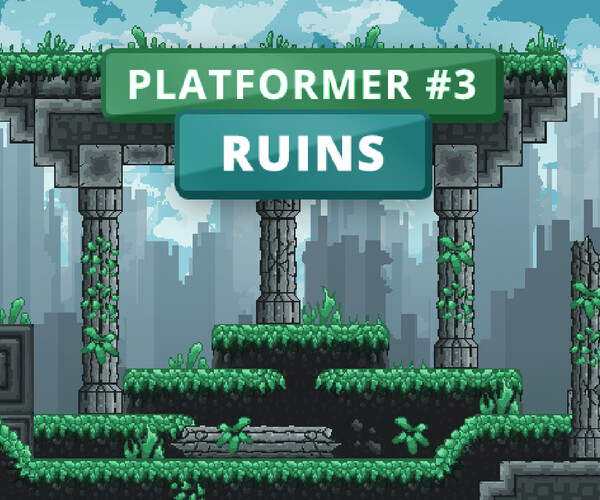 ArtStation - PLATFORMER 3 RUINS | Game Assets