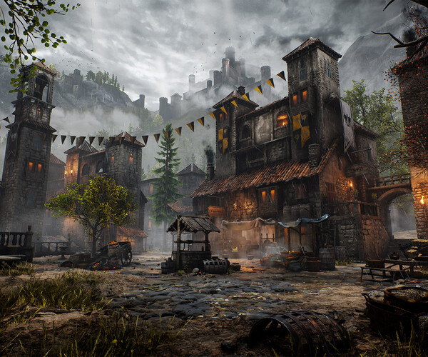 ArtStation - Medieval Village Megapack by Meshingun Studio - Unreal ...