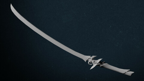 Genshin Impact Sword Printable Model 1 | 3D print model