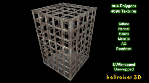 Old Cage - PBR - Textured