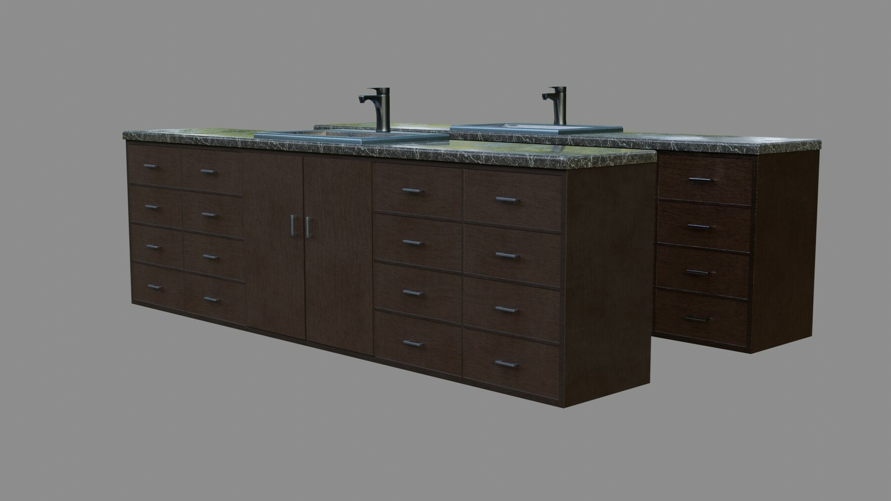 ArtStation - Sink with Cabinet - Low and High poly | Game Assets