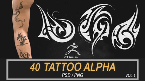 40 Tattoo Alpha Pack vol.1