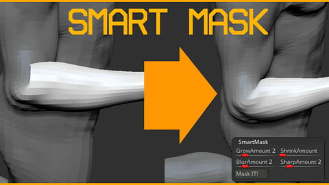 Smart Mask "Zbrush Plugin