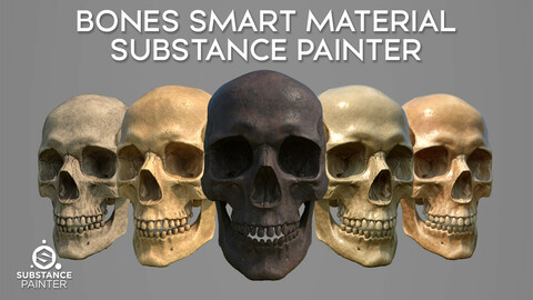 Bones Smart Material - Substance Painter