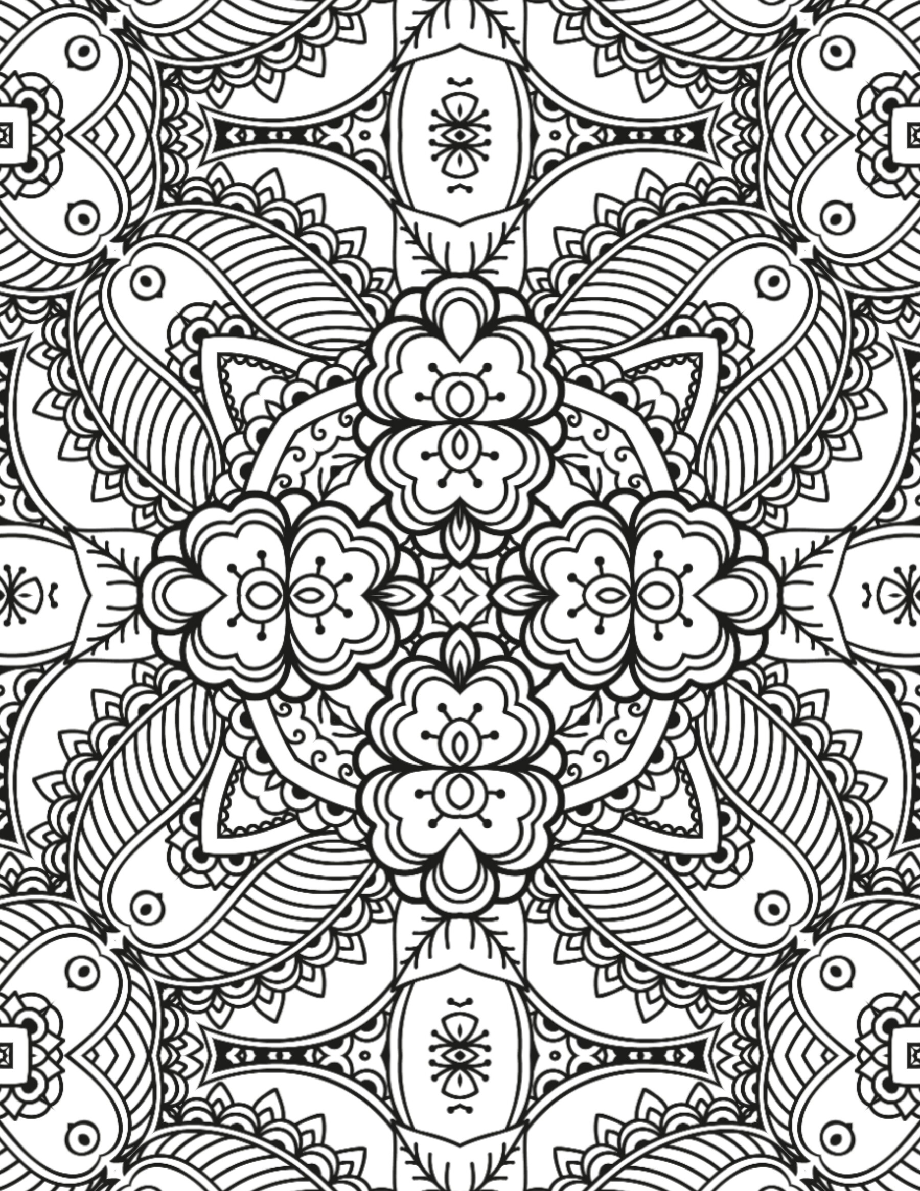 ArtStation - high quality mandala coloring page kids and adults | Artworks