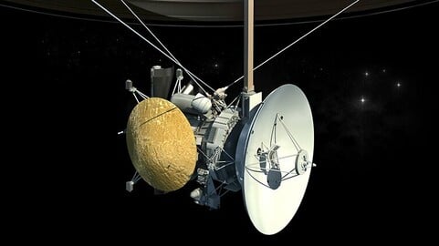 Saturn Satellite - Illustration Pack