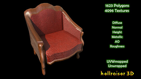 Chair - PBR - Textured