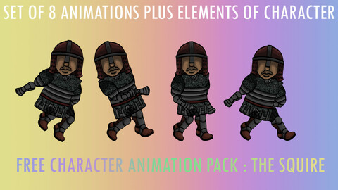 FREE CHARACTER *7 ANIMATIONS, PERFECT FOR YOUR FIRST GAME OR AS A PLACEHOLDER