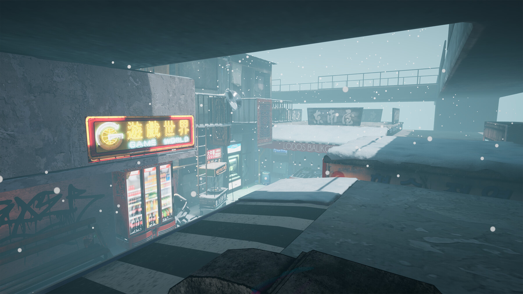 ArtStation - Cyberpunk Ghetto Street UE4 Scene | Game Assets