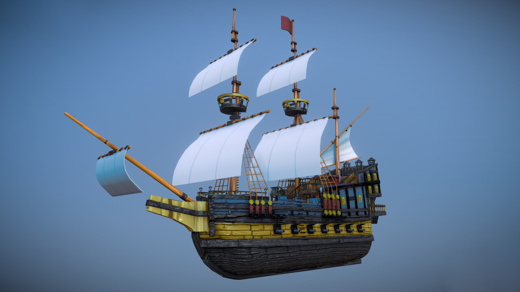 ArtStation   Pirate Ship