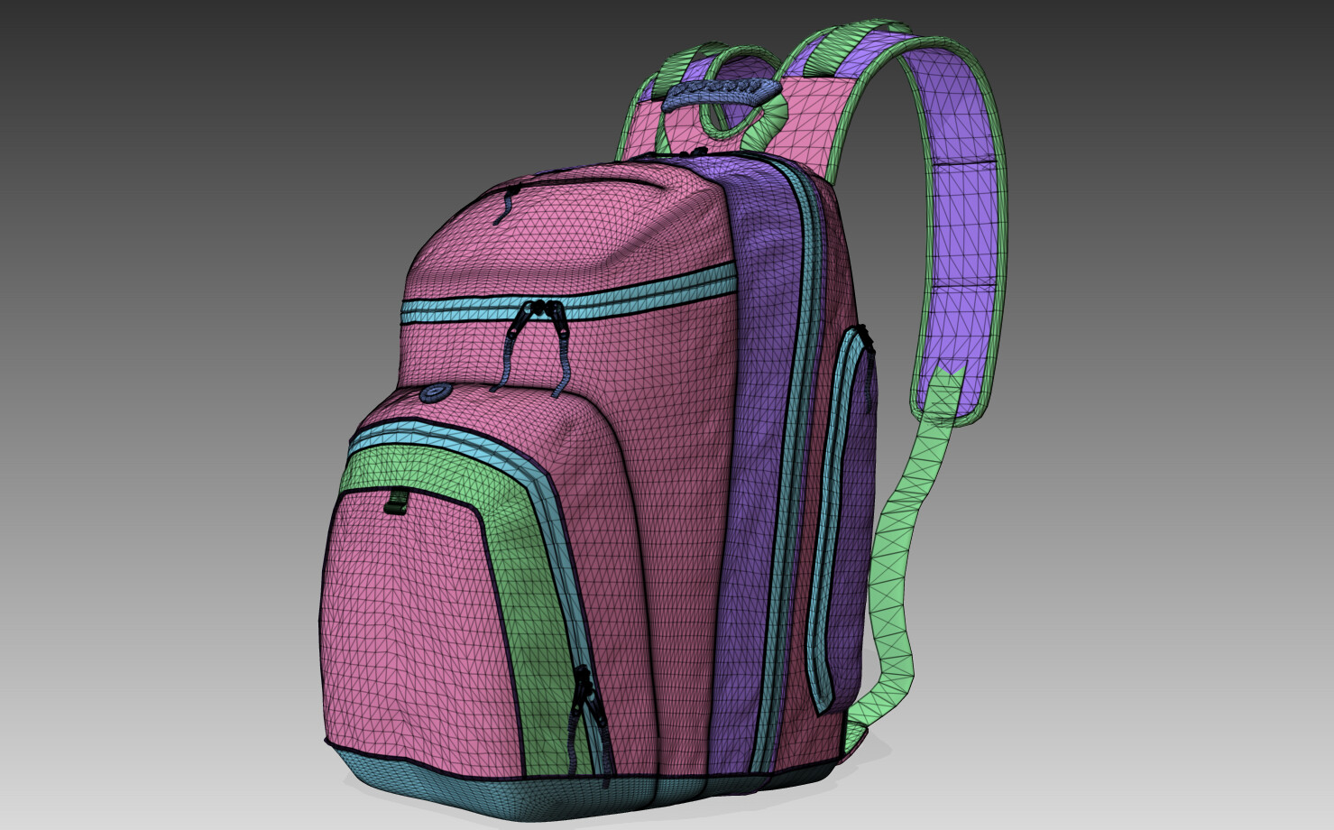 ArtStation BACKPACK NEW BALANCE lowpoly Game Assets