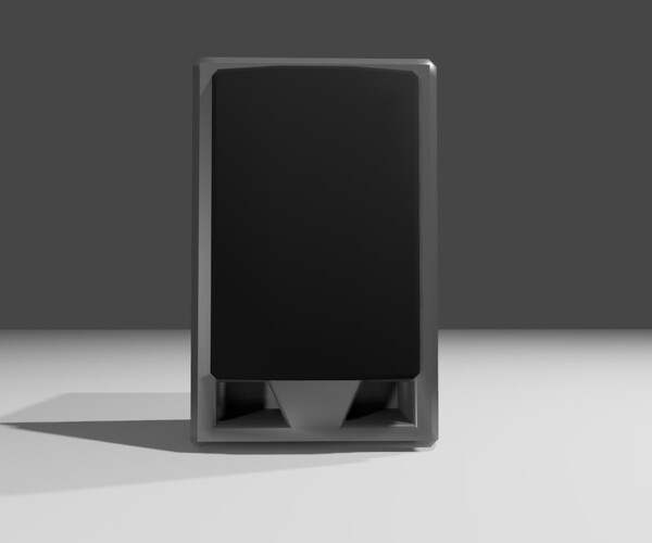ArtStation - Sound Box - Speaker - Audio - Caixa de Som Low-poly 3D ...