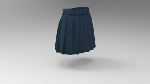 pleated-skirt