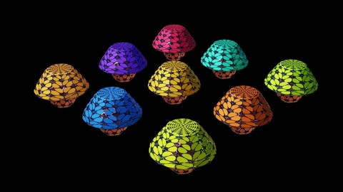 Digital Assets - Random Colorized Lamps