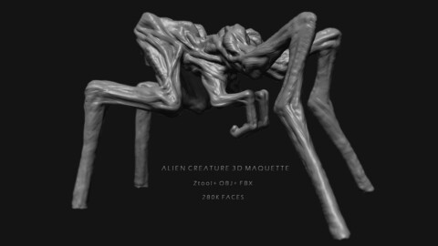 Two Legged Creature Maquette