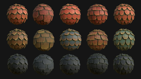 Pack Stylized Texture 12 (Roof)
