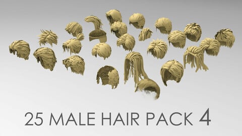 25 Male hair pack 4