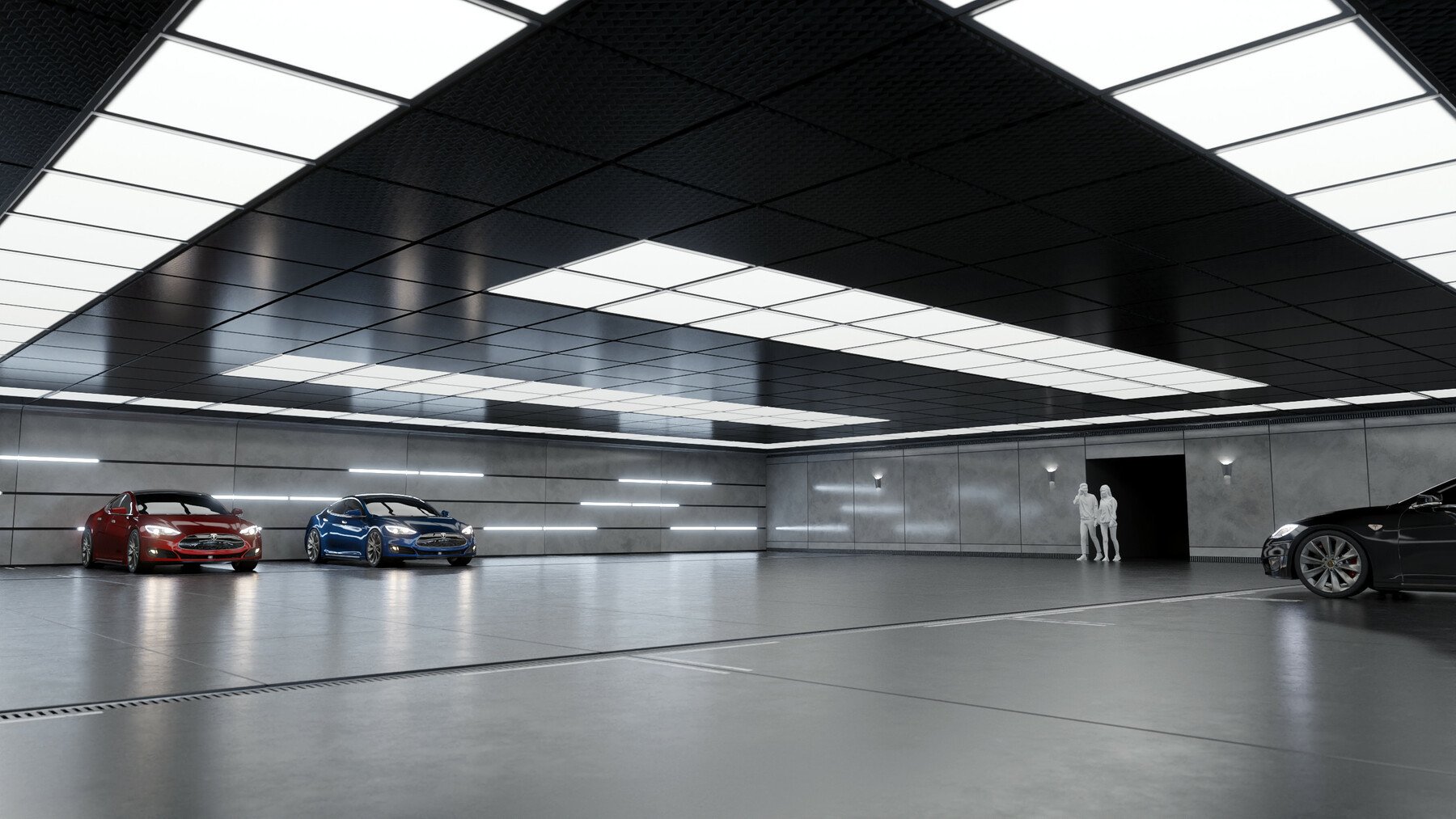 ArtStation - Modern Underground Car Garage | Resources