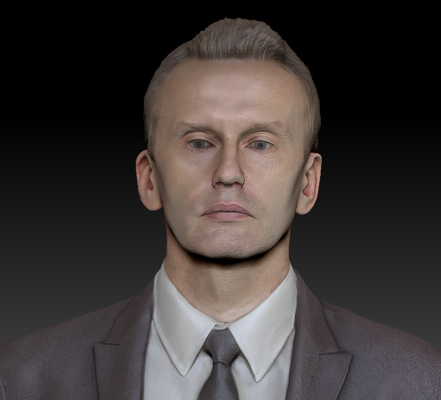 ArtStation - Man in suit ready for animation 354 | Game Assets