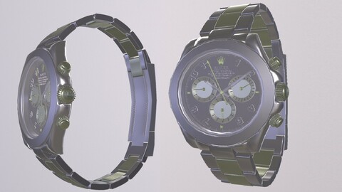 ROLEX WATCH low-poly