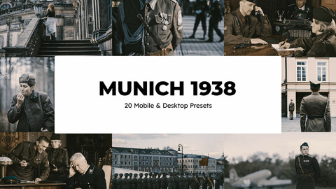 20 Munich 1938 LUTs & Lightroom Presets