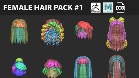 Female Hair Pack #1