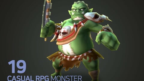 Casual RPG Monster - 19 Orc