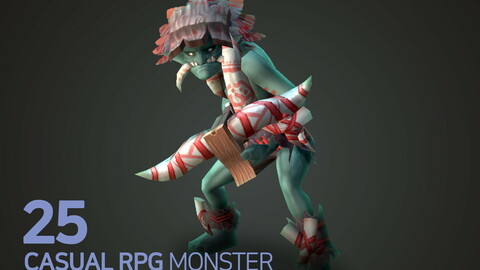 Casual RPG Monster - 25 Troll