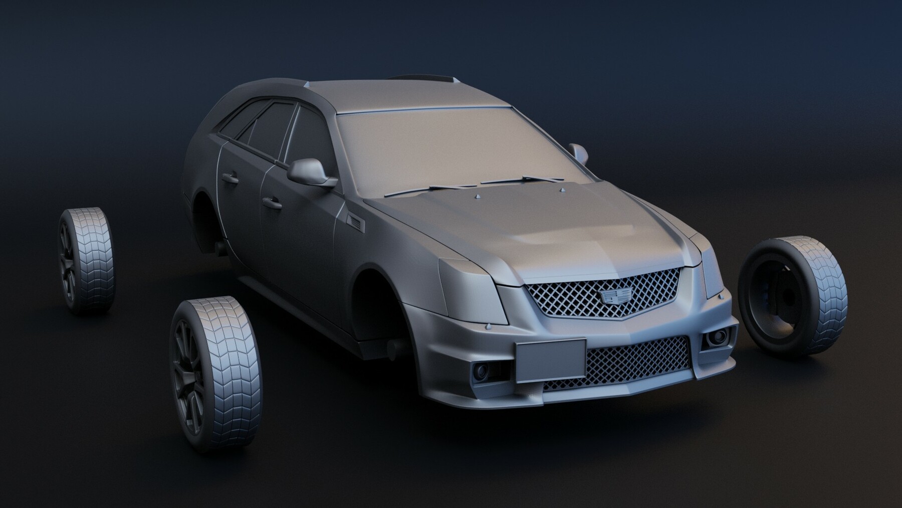 Cadillac Emblem 3d models