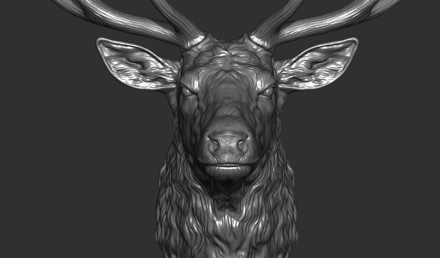 ArtStation Deer Head Resources   File 