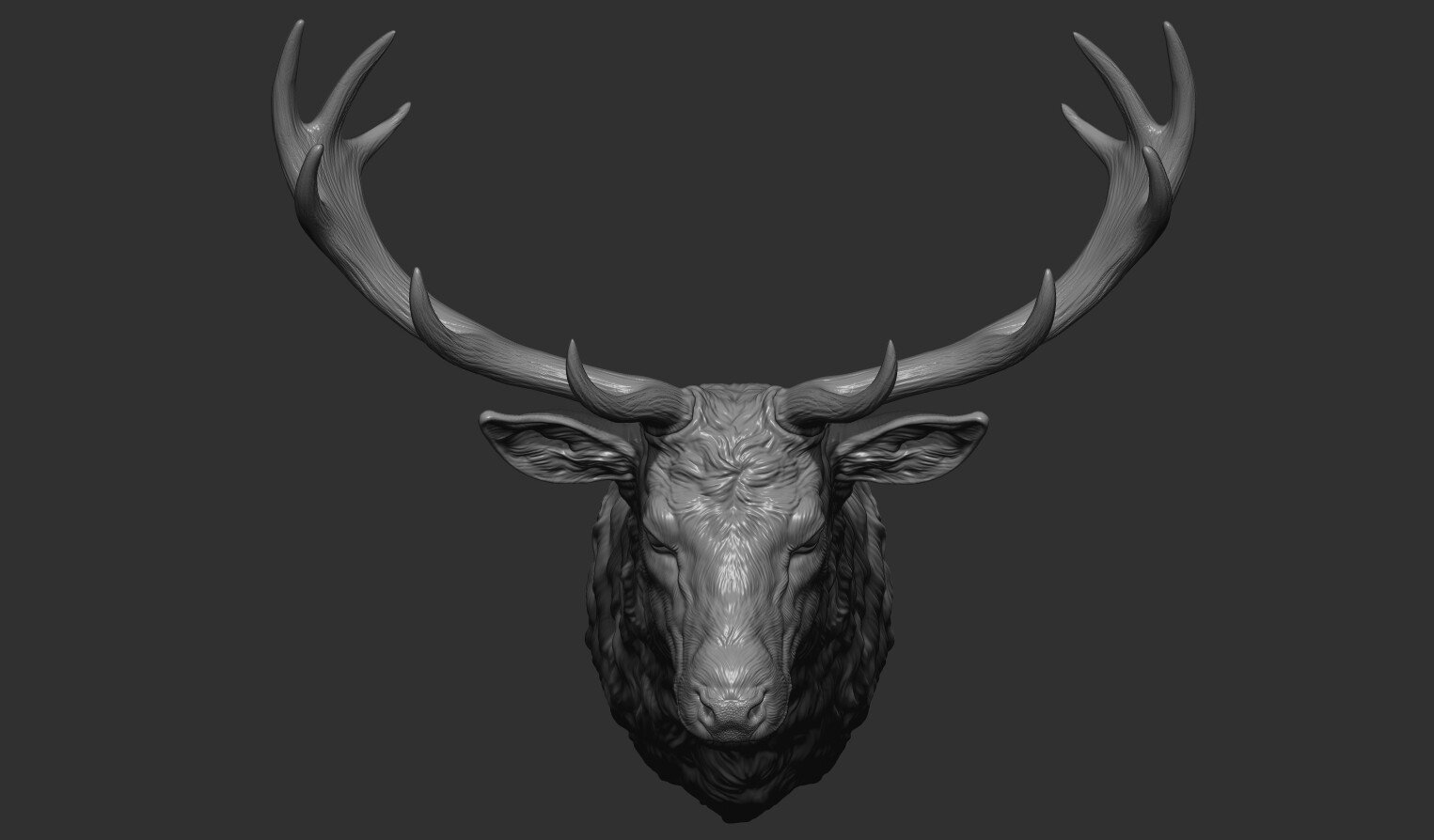 ArtStation Deer Head Resources   File 