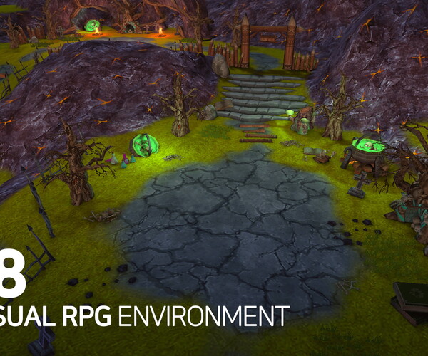 ArtStation - Casual RPG Environment 08 | Game Assets