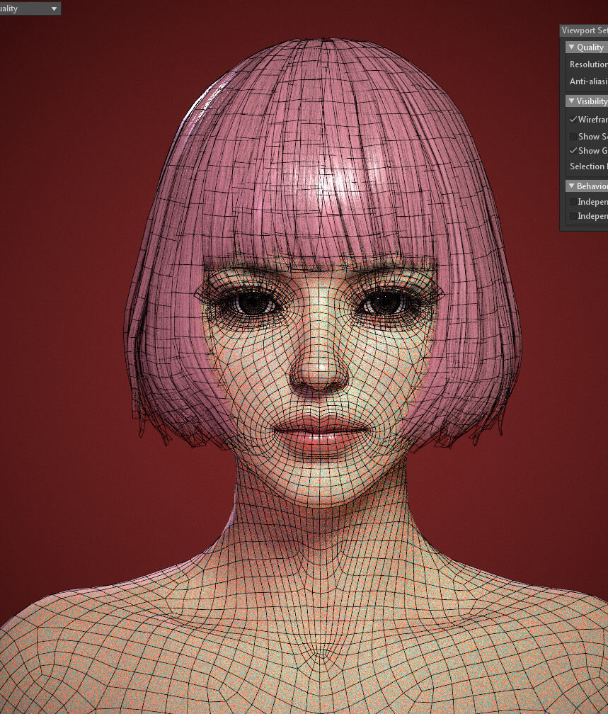 ArtStation - Female Base Mesh Anatomy Nude Body Girl Young Woman ...