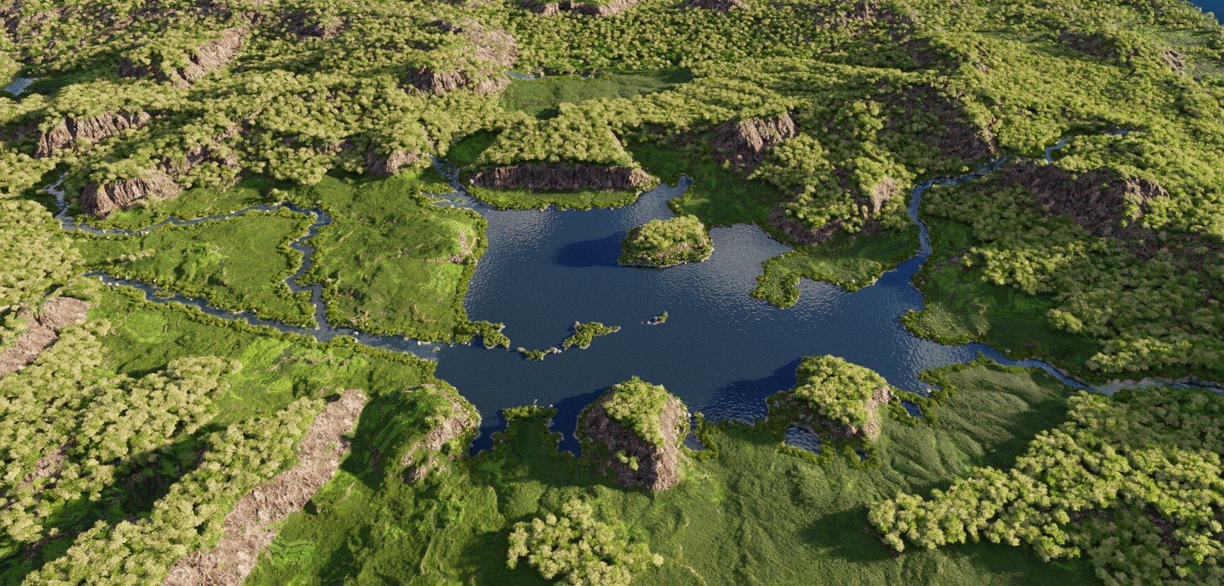 ArtStation - Rivers & lakes | Game Assets