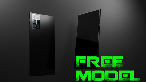 smartphone free model (.blend)