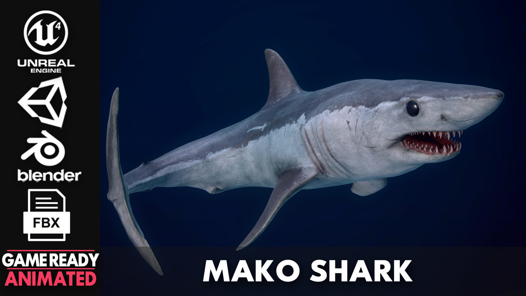 Vivern - Mako Shark – Game Ready