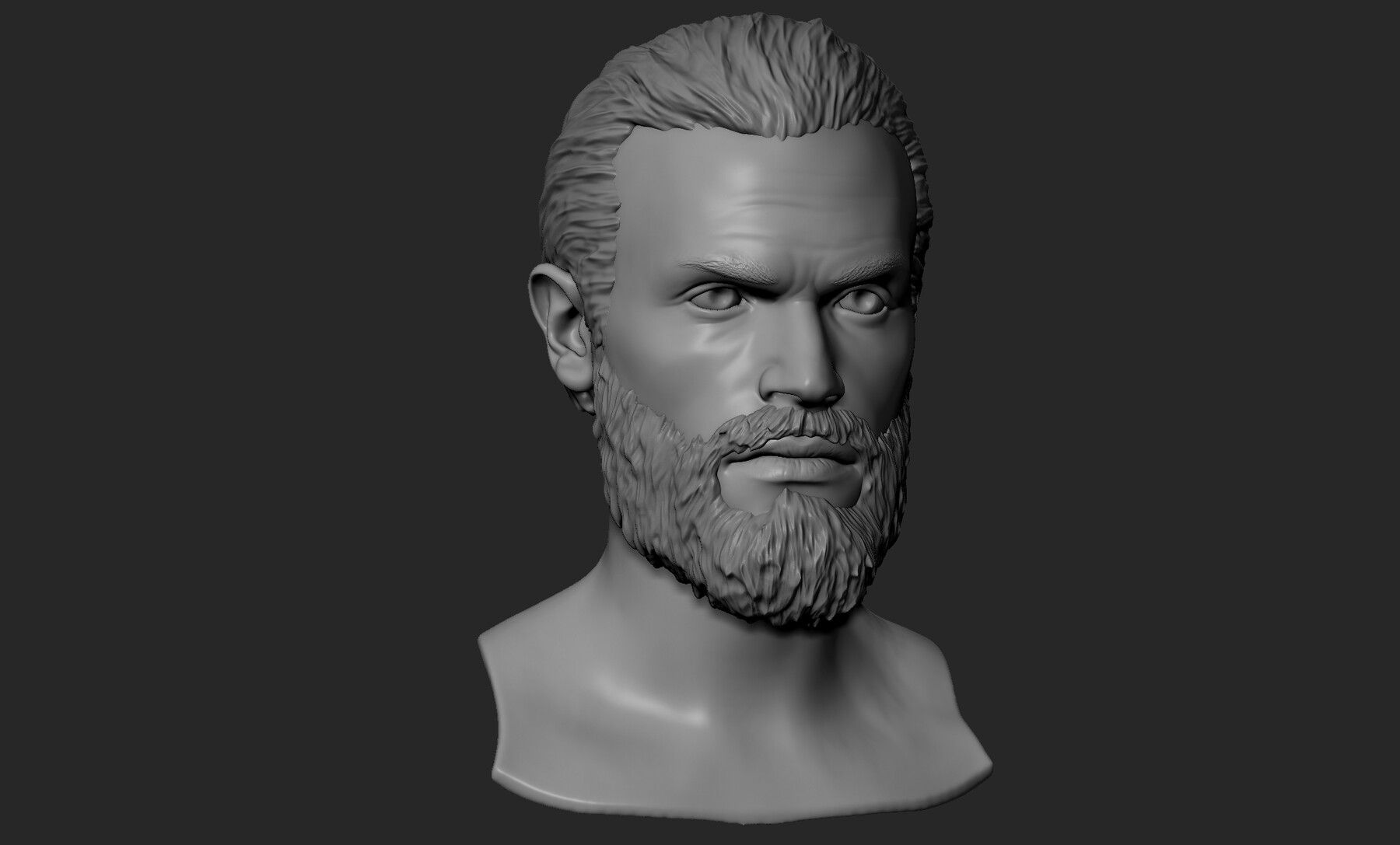 3D model (stl) Male Head Sculpt 01