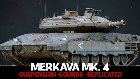 Merkava Mk. 4 - Advanced Tank Blueprint [UE4]