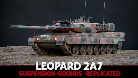 Leopard 2A7 - Advanced Tank Blueprint [UE4]